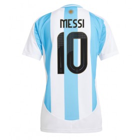 Argentina Lionel Messi #10 Hemmakläder Dam Copa America 2024 Kortärmad